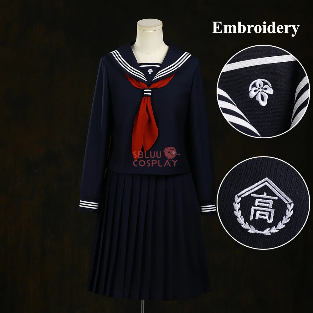 Party Games School - SBluuCosplay Shimizu Hinako تأثيري حلي التطريز