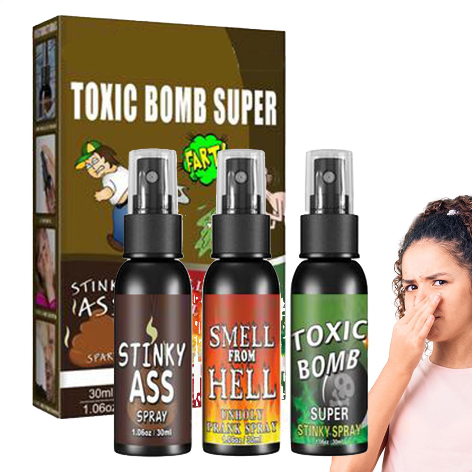 Party Games Bomb - الأكثر مبيعًا: سائل رذاذ الغازات للخدع،