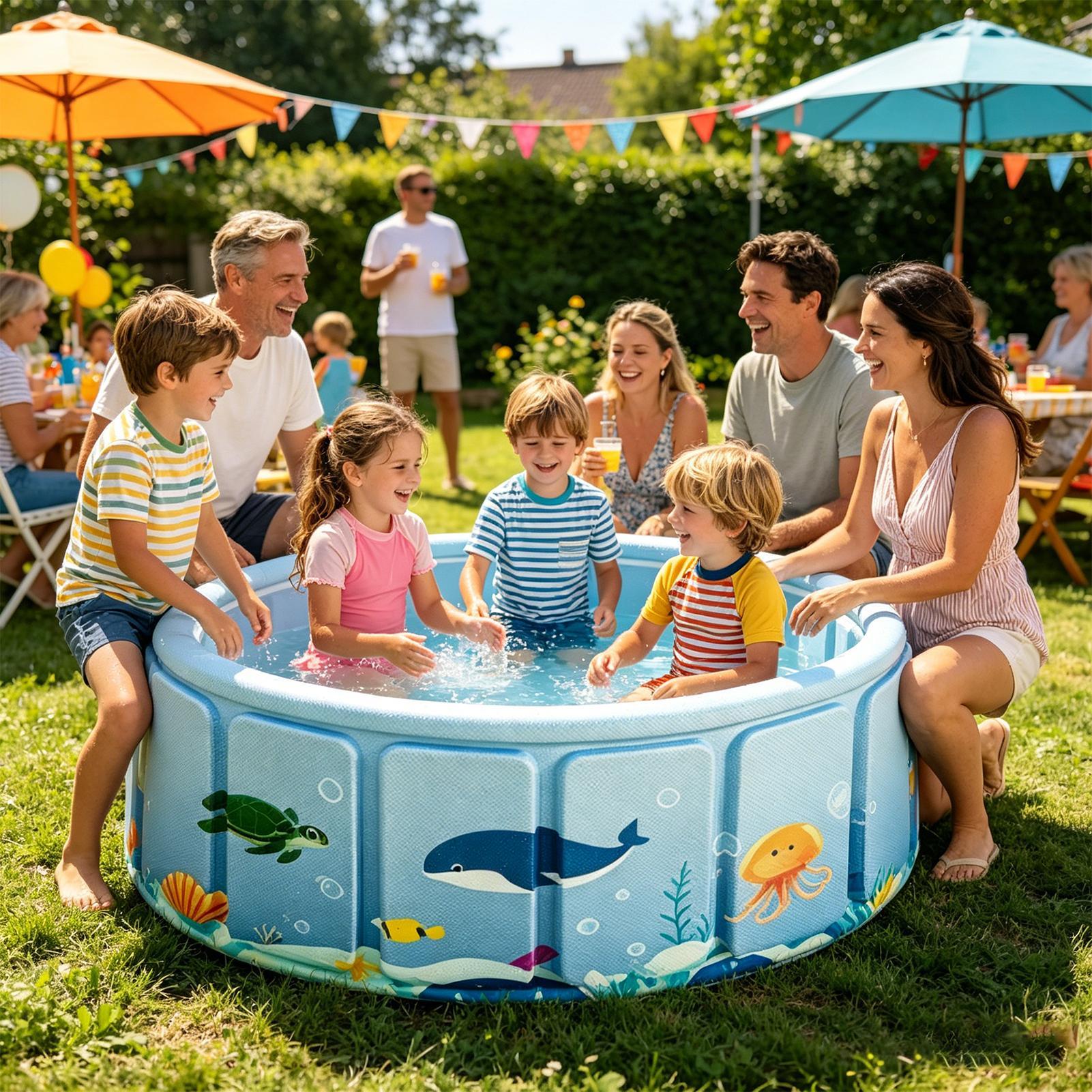 حوض سباحة قابل للطي غير قابل ل - مراجعة Party Games Kid Friendly وسعره