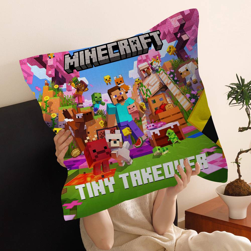 غطاء وسادة شخصي بتصميم لعبة ما - مراجعة Party Games Minecraft وسعره