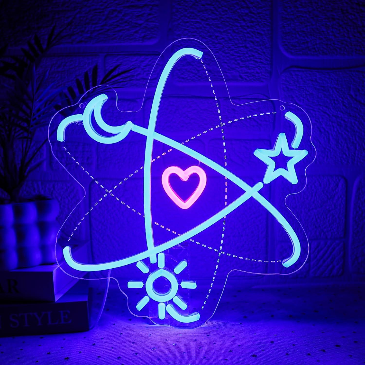 لافتة نيون أتوميكية بإضاءة LED - مراجعة Party Games Lab وسعره