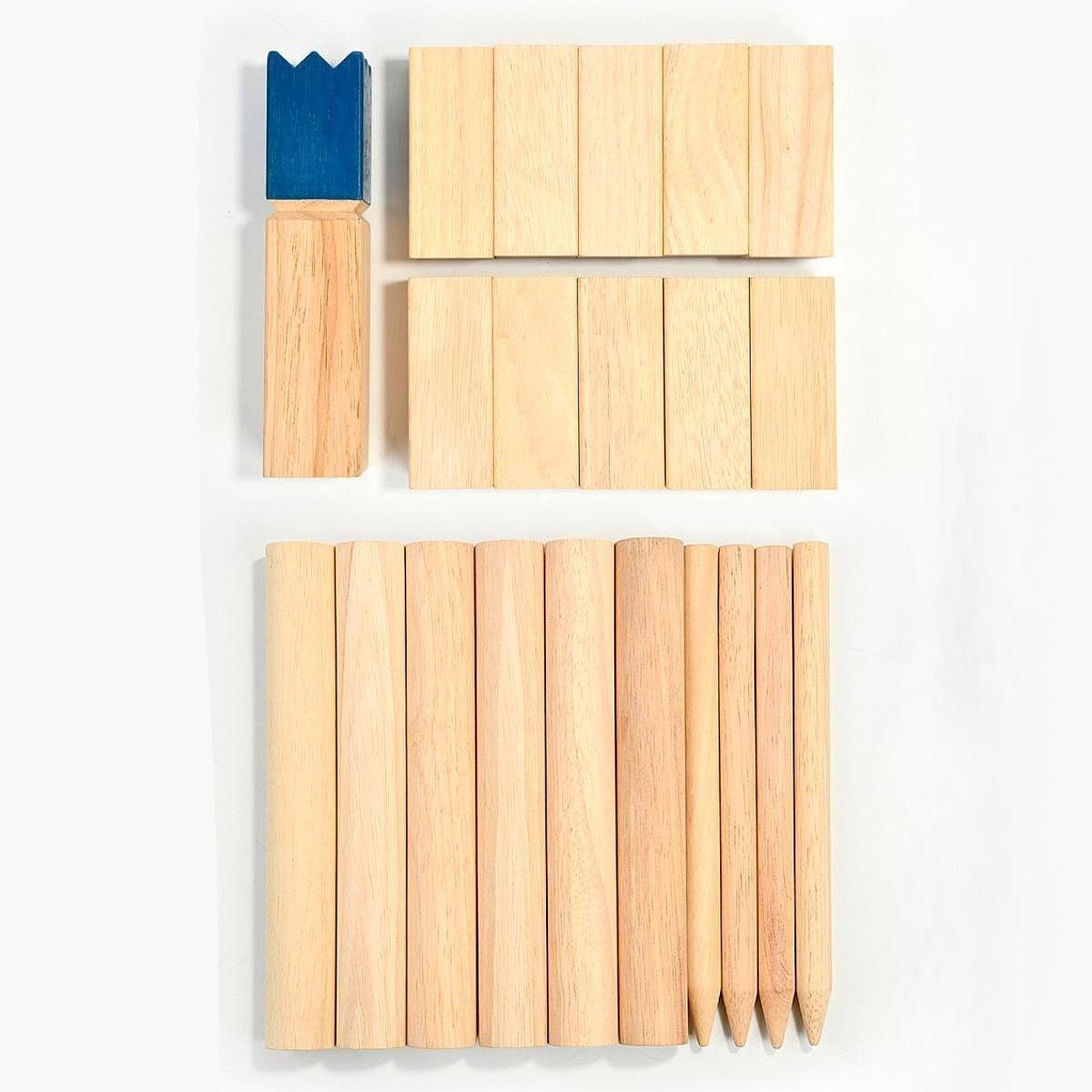 لعبة رمي الكوب الخشبية للحديقة - مراجعة Kubb Game Yard وسعره