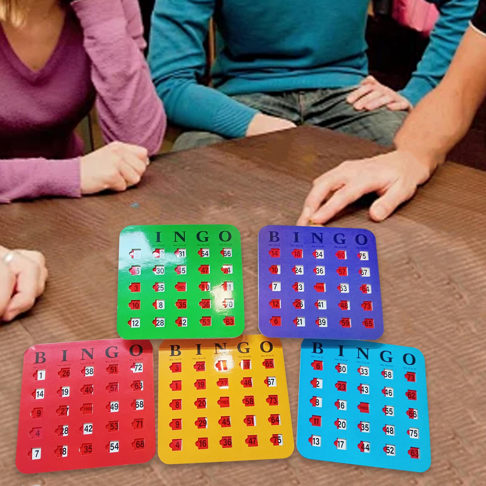 5 قطع من بطاقات ألعاب البنغو ا - مراجعة Party Games For Large Groups وسعره