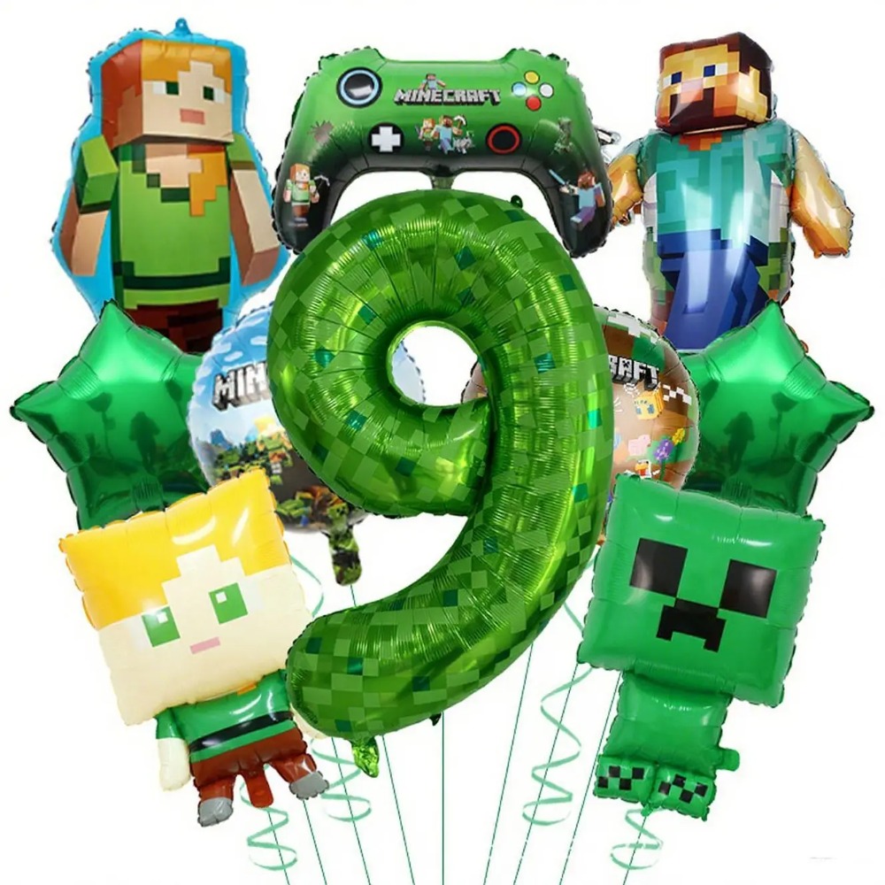 بالون من رقائق الألومنيوم بتصم - مراجعة Party Games Minecraft وسعره