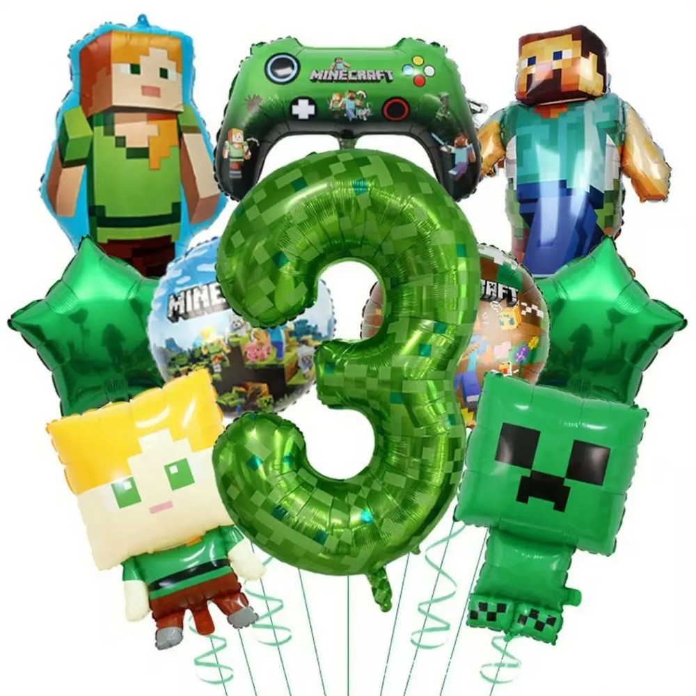 بالون من رقائق الألومنيوم بتصم - مراجعة Party Games Minecraft وسعره