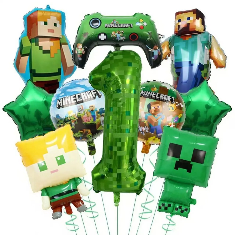 بالون من رقائق الألومنيوم بتصم - مراجعة Party Games Minecraft وسعره
