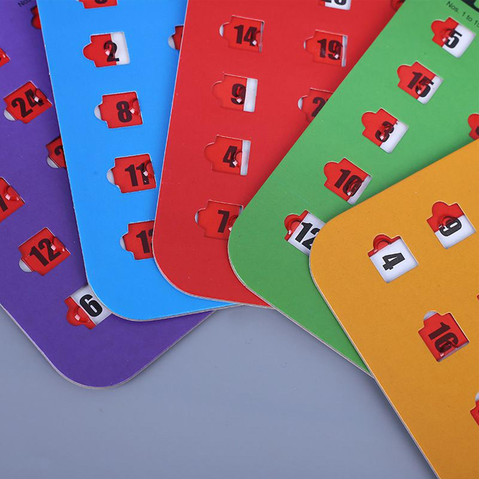 5 قطع من بطاقات لعبة البينجو ك - مراجعة Party Games For Large Groups وسعره