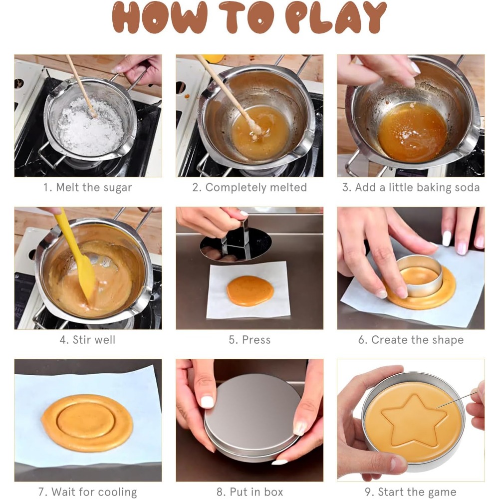 4 قطعة/المجموعة الكورية السكر  - مراجعة Party Games Kid Friendly وسعره