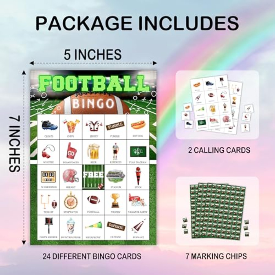 بطاقة لعبة بينجو لحفلات كرة ال - مراجعة Party Games For Large Groups وسعره