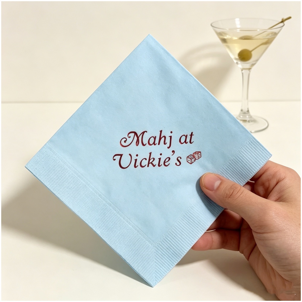 50 قطعة مناديل كوكتيل مخصصة لح - مراجعة Party Games At Wedding وسعره
